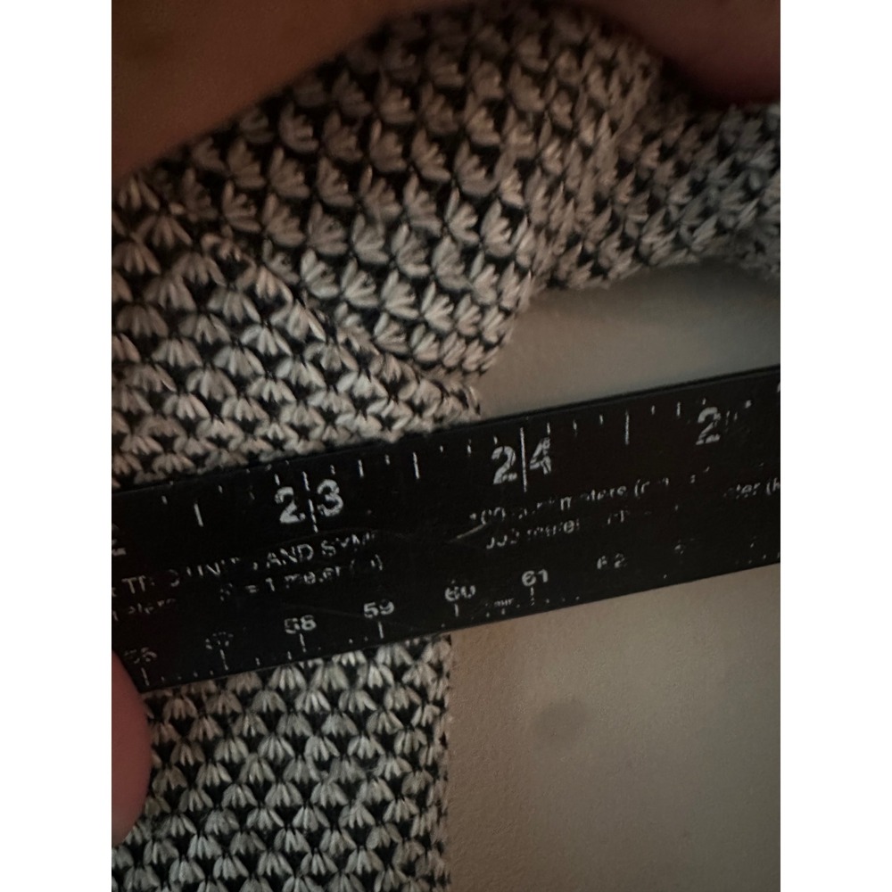 Orvis Mens XL Grey Sherpa Lined Quarter Zip Textured Knit Fleece Pullover - Picture 7 of 8